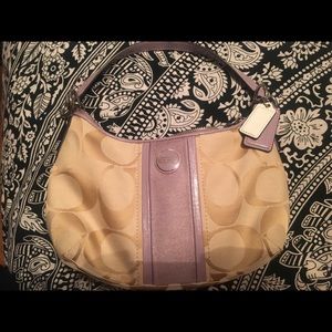 Purple Coach Purse